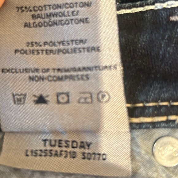 SIlver Jeans Tuesday skinny jeans sz 26 - Picture 12 of 12